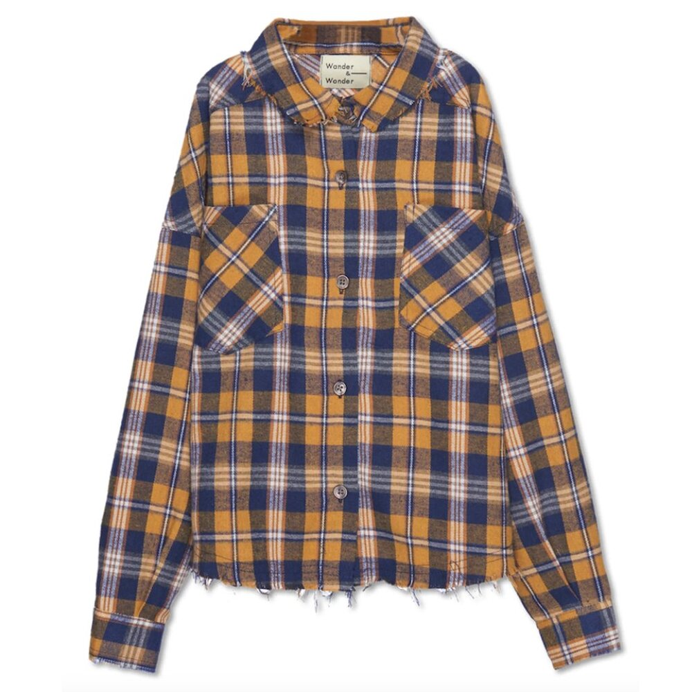 Wander & Wonder Checked Shirt, Size 7-8